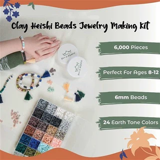 Lerpärlor för armbandstillverkning